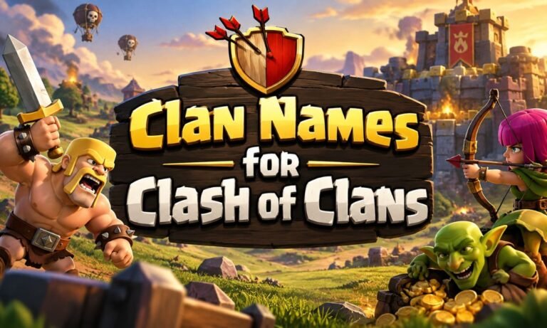 Clan Names for Clash of Clans