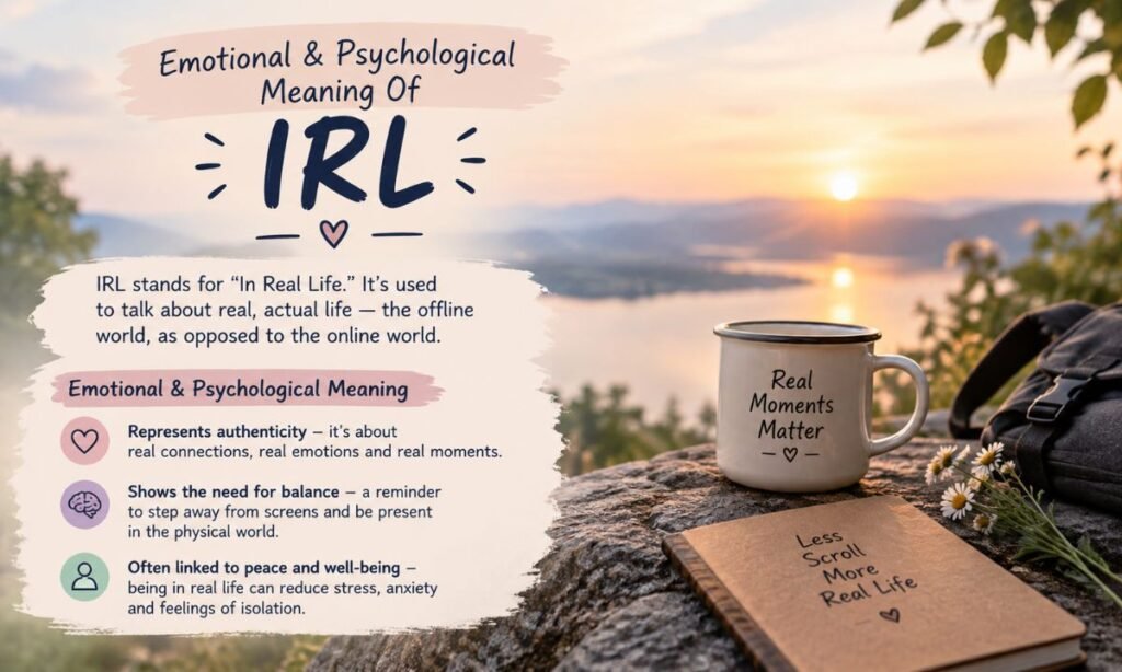 Emotional & Psychological Meaning Of IRL