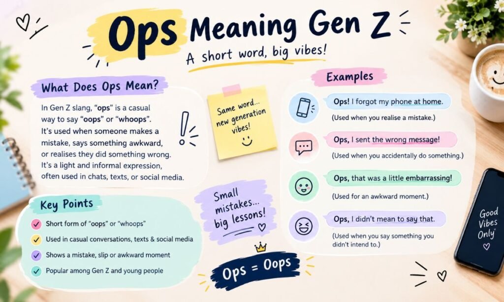 Ops Meaning Gen Z