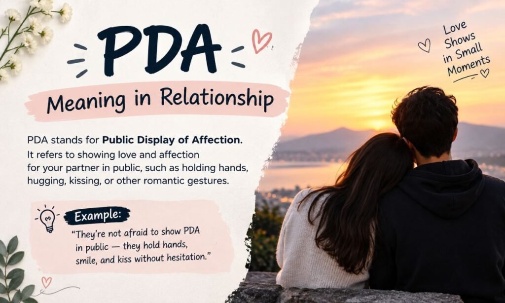 PDA Meaning in Relationship