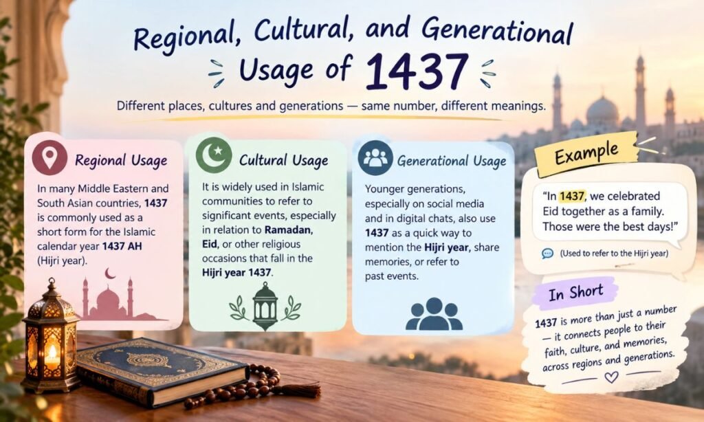 Regional, Cultural, and Generational Usage of 1437