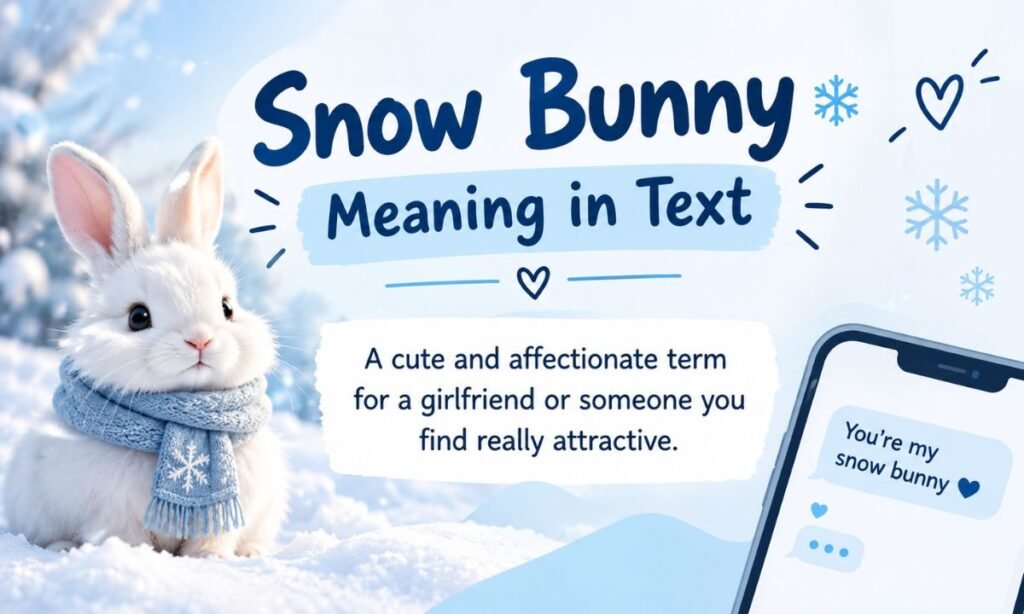 Snow Bunny Meaning in Text