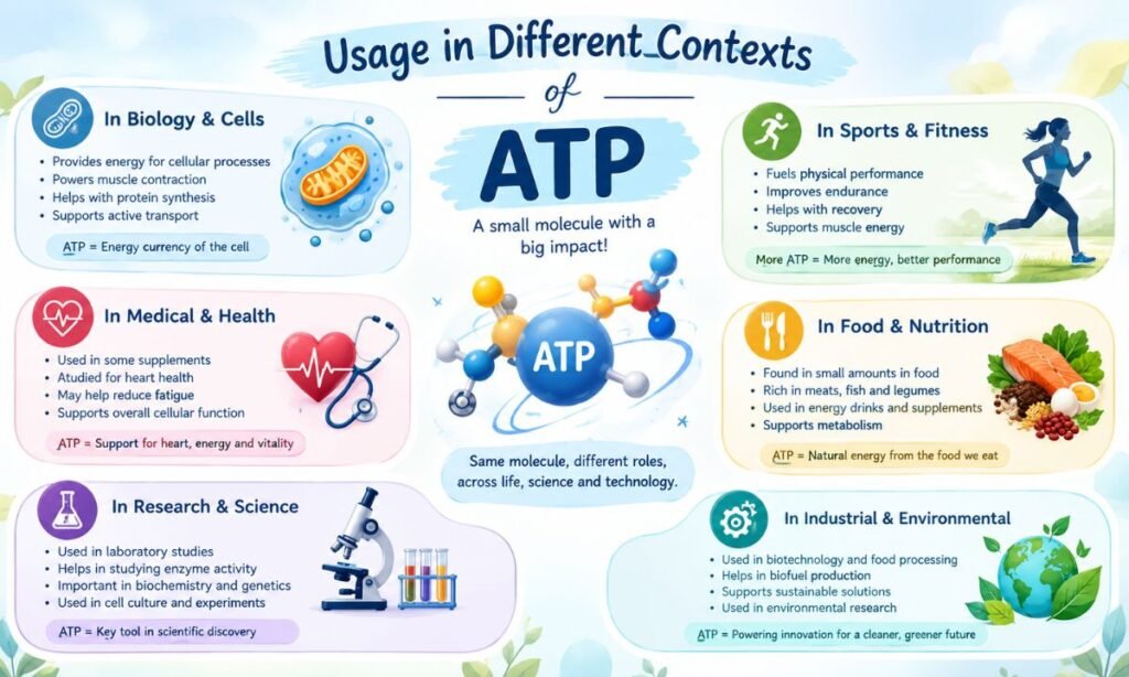 Usage of ATP in Different Contexts