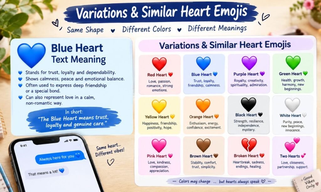 Variations & Similar Heart Emojis