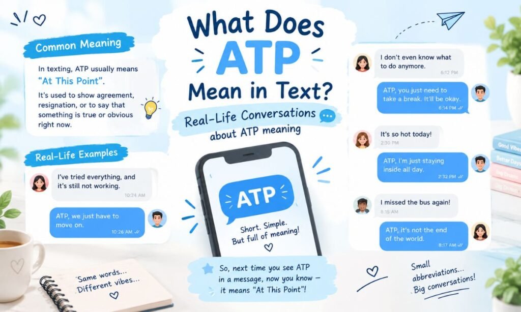 What Does ATP Mean in Text