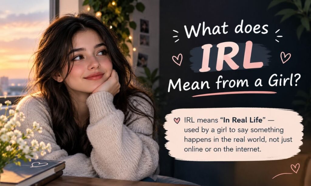 What does IRL Mean from a Girl