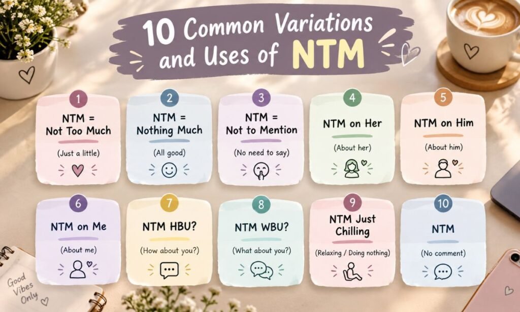 10 Common Variations and Uses of NTM