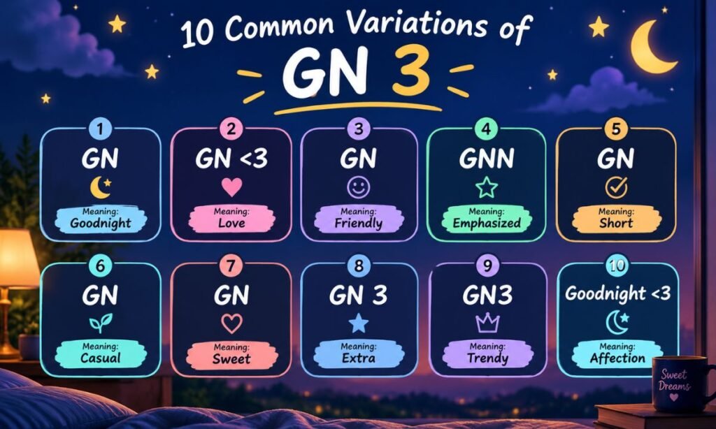 10 Common Variations of GN 3