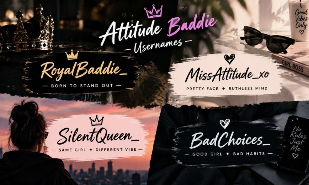 Attitude Baddie Usernames