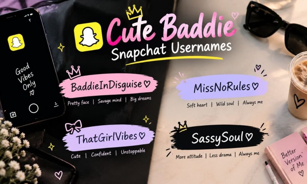 Cute Baddie Snapchat Usernames