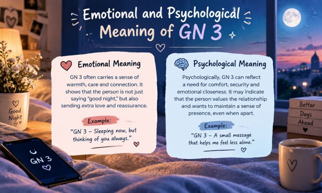 Emotional and Psychological Meaning of GN 3