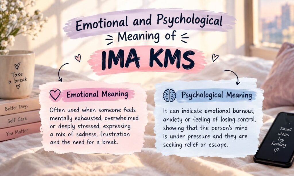 Emotional and Psychological Meaning of IMA KMS