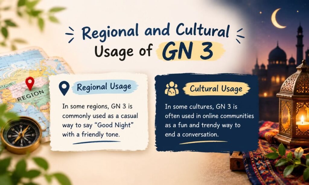 Regional and Cultural Usage of GN 3