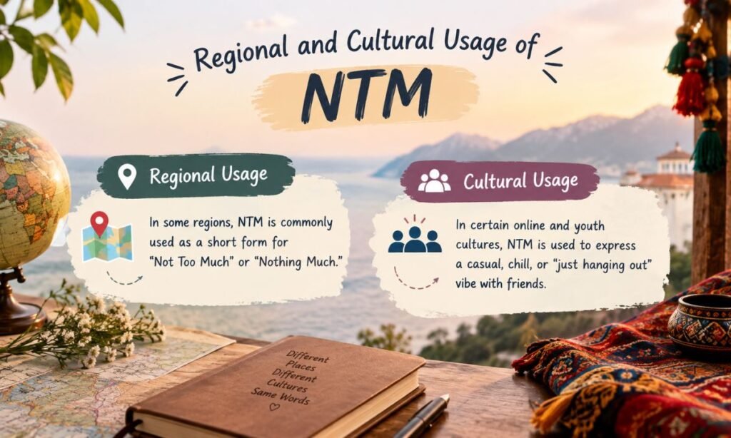 Regional and Cultural Usage of NTM